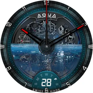 SWF Aqua Classic Watch Face screenshot 8