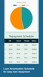 FinC EMI Calculator screenshot 2