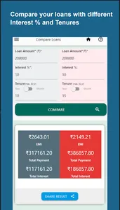 FinC EMI Calculator screenshot 3