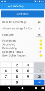 Interesting Tip Calculator screenshot 1