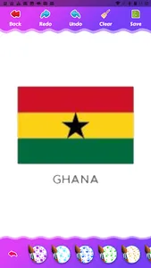 coloring flag African country screenshot 1