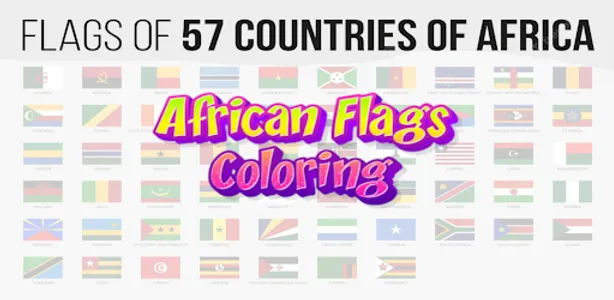 coloring flag African country screenshot 2