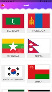 coloring flag asian countries screenshot 9