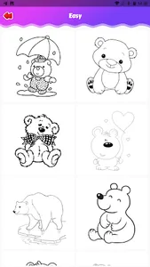 Super Bear - Coloring Pages screenshot 1