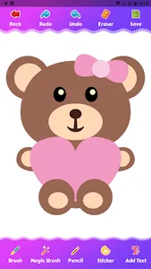 Super Bear - Coloring Pages screenshot 2