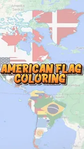 Coloring American Flag screenshot 0