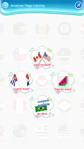 Coloring American Flag screenshot 2