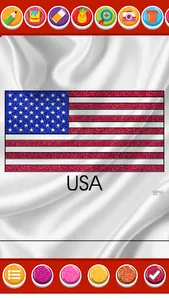 Coloring American Flag screenshot 5