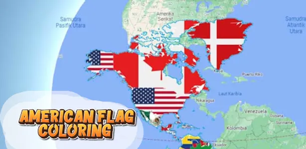 Coloring American Flag screenshot 6
