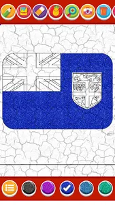 coloring oceania flag screenshot 3