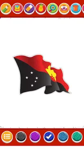 coloring oceania flag screenshot 5