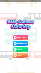 Cartoon bus coloring game screenshot 6