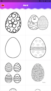 coloring easter kinder eggs screenshot 6