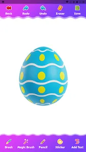 coloring easter kinder eggs screenshot 7