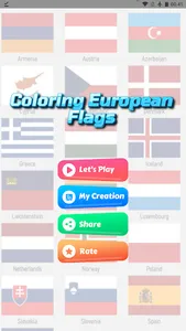 European country flag coloring screenshot 1
