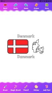 European country flag coloring screenshot 2
