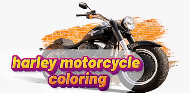 Harley Motorcycle Coloring screenshot 6