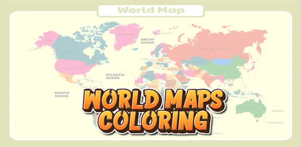 Colorful World: Map Coloring screenshot 0