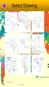 Colorful World: Map Coloring screenshot 2