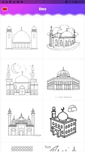 Coloring Beautiful Mosques screenshot 1