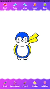 Little Penguin : Coloring screenshot 4