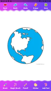 Planet and Galaxy Coloring screenshot 2