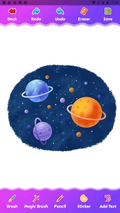 Planet and Galaxy Coloring screenshot 4