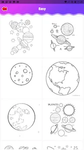 Planet and Galaxy Coloring screenshot 8