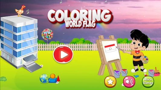 coloring world flag countries screenshot 0