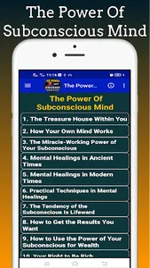The Power Of Subconscious Mind screenshot 1