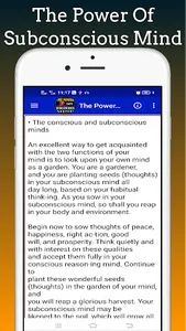 The Power Of Subconscious Mind screenshot 5