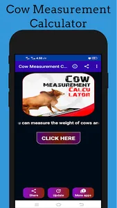 Cow Measurement Calculator screenshot 0