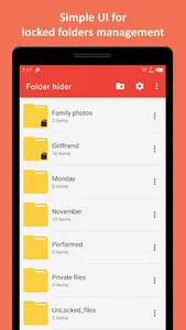 Lock my Folder - Folder hider screenshot 14