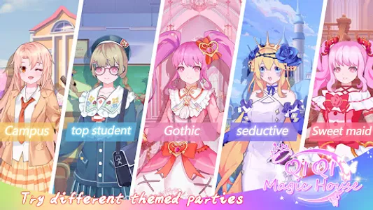 Qiqi Magic House: Drss Up Game screenshot 0