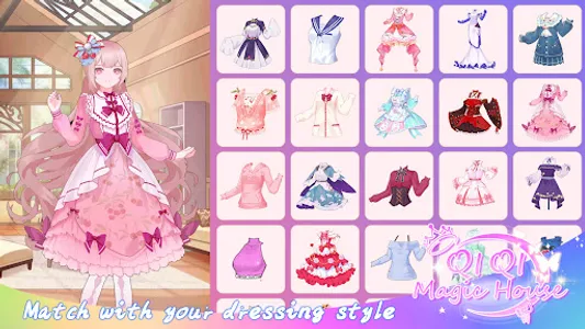 Qiqi Magic House: Drss Up Game screenshot 6