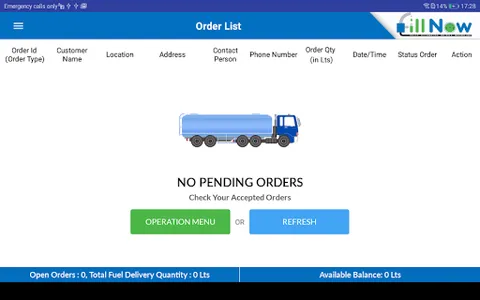 FillNow Duty Manager App screenshot 2