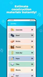 Construction Calculator screenshot 1