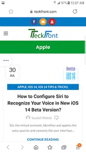 Teck Front screenshot 3