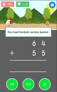 Belajar Matematik Tambah dan T screenshot 1