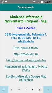 Általános Információ Nyilvánta screenshot 7