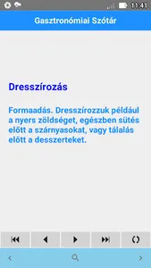 Gasztronómiai Szótár screenshot 2