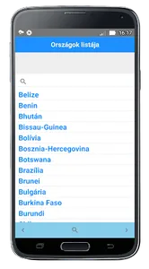 Ország Adatok screenshot 1