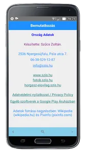 Ország Adatok screenshot 7