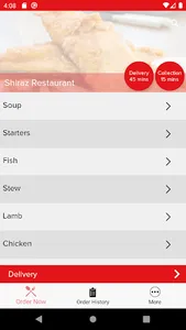 Shiraz Restaurant screenshot 1