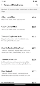 Vinters Park Tandoori screenshot 2