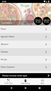Yummie Pizza screenshot 1