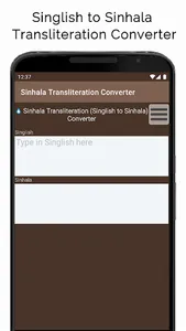 Singlish to Sinhala Converter screenshot 0