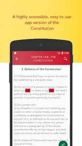 Ghana Constitution 1992 (rev.  screenshot 5