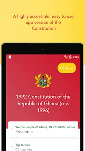 Ghana Constitution 1992 (rev.  screenshot 7