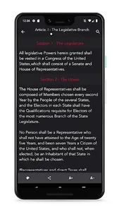 United States Constitution USA screenshot 1